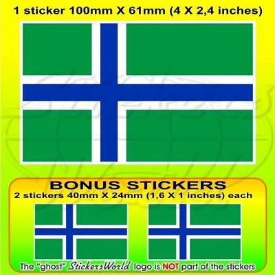 SOUTH UIST Flag Outer Hebrides SCOTLAND UK Scottish 100mm Sticker X1+2 BONUS • £2.56