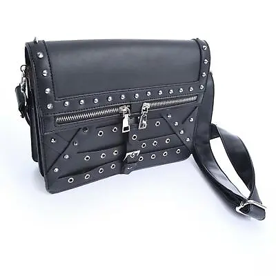 £29.95 • Buy Vixxsin Despair Bag Ladies Black One Size Goth Punk Emo Women Handbag Gothic