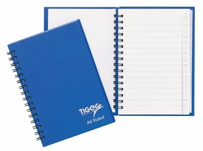 1 X A6 Twinwire A-Z Indexed Notebook Ruled Hardback Address/Office/phone Index • £3.49