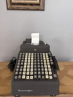 Vintage Burroughs Electric Adding Machine Series P • $49