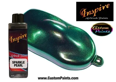 Inspire Airbrush 100ml Of Sparkle Pearl Green Airbrush Paint • £8.58