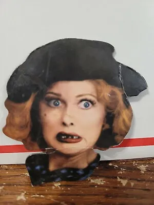 I LOVE LUCY MILLION DOLLAR IDEA HEAD SHOT Cutout Magnet Lucille Ball 3.75 X 3   • $7.95