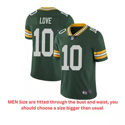 MEN Green Jordan Love #10 Green Bay Packers Jersey All Stitched  • $35.49