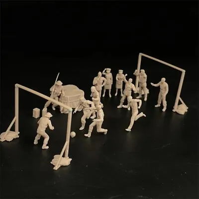 1/72 Scale Resin Model British Soldier Football Match Figures Military Miniature • $18.50