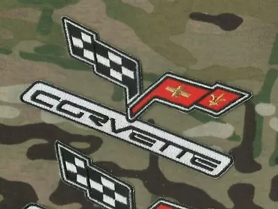 CORVETTE RACING VETTE PERFORMANCE PARTS C-6 5  Iron-on EMBROIDERY PATCH • $7.99