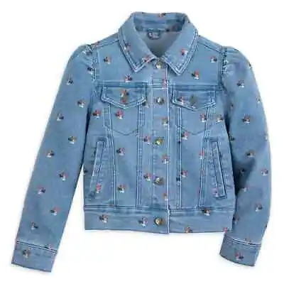 NWT DISNEY Store MINNIE MOUSE DENIM JACKET FOR GIRL SZ 4 • $40