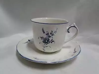 Villeroy & Boch Vieux Luxembourg Blue Florals: Demi Cup & Saucer Set (s) • $22.99