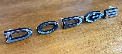 MOPAR DODGE EMBLEM LETTERS - Set Of 5 - VINTAGE 1982 NOS - 4229399 400 401 402 • $62