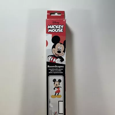 Mickey Mouse RoomScapes Wall Decor Die Cut Repositionable Poster Disney • $14.99