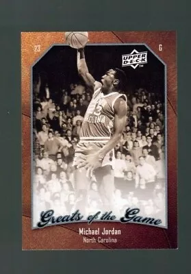 MICHAEL JORDAN NCAA College  UNC Greats Of The Game CHICAGO BULLS (J) • $2.99