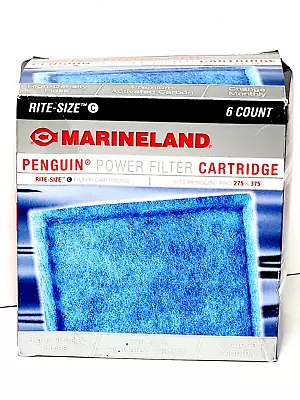 Marineland Rite Size C Cartridge 6 Pack Penguin BIO-WHEEL 200B 350B 330B 170B • $18.97