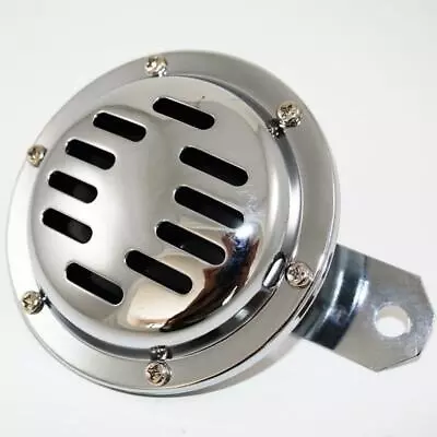£16.05 • Buy Motorcycle Horn Universal Chrome Plated 6v Horn 100mm Diameter 90mm Bracket