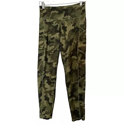 Marika Green Camo Camouflage Leggings Size Medium Stretch • $16