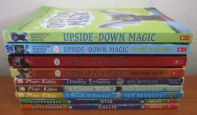 Lot Of 9 Kitten Cat Chapter Books: Upside Down Magic Magic Kitten Kitty Corner • $16.99