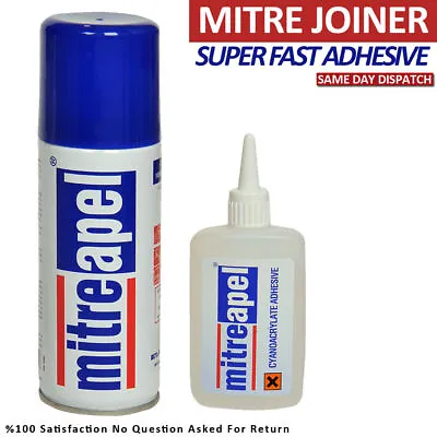 Super Fast Adhesive Glue Gel 50g Impact Tough Formula Mitre Joiners Corner Mate  • £7.99