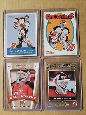 New Jersey Devils Martin Brodeur 4 Card Lot • $1.99