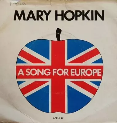 Mary Hopkin-A Song For Europe Vinyl 7  Single.1970 APPLE 26.Knock Knock+ • £6.99