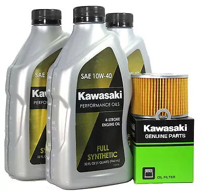 2000 Kawsaki ZG1000-A15 (Concours)   Full Synthetic Oil Change Kit • $52.99