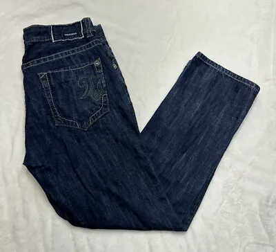 MEK DNM Washington Slim Straight Button Fly Denim Jeans Men's 36x32 • $14.95