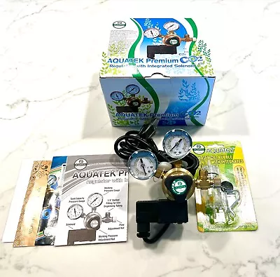 Premium AQUATEK Aquarium CO2 Regulator With Integrated COOL TOUCH Solenoid • $69