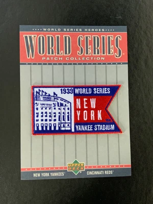 $24.50 • Buy 2002 UPPER DECK WORLD SERIES HEROES PATCH  1939 Yankees / Reds  - Sharp