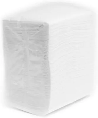 Low Fold Dispenser Paper Napkins 1-Ply 3 1/2  X 5  White 800pcs Dispenser Refill • £15.39