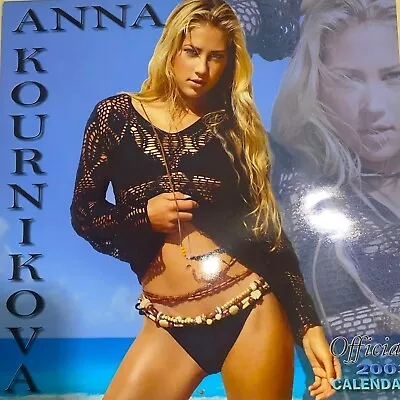 Anna Kournikova 2003 + Maria Sharapova 2007 Wall Calendars In Original Packaging • $0.99