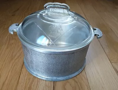 Guardian Service Cookware 4 Qt Quart Aluminum Dutch Oven Cooker W/ Glass Lid 9  • $35