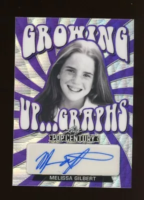 2022 Leaf Metal Pop Century Purple Wave Prismatic Melissa Gilbert AUTO 6/15 • $10.50