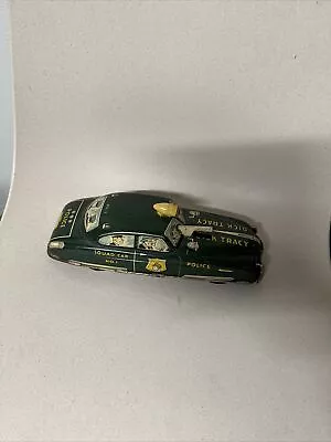 Vintage Marx Pressed Metal Litho Dick Tracy Squad Friction Car N0 1 6 3/4  Long  • $139.99