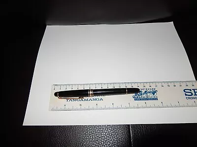 MONTBLANC Classique MEISTERSTUCK 164 Black W/ Gold Trim Ballpoint Pen Blue Ink • $101