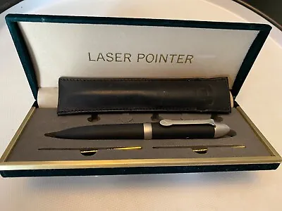 Walt Disney Gallery Exclusive Mickey Mouse Laser Pointer/Pen W/Leather Case-NOS • £142.52