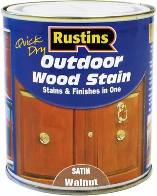 Exterior Outdoor Wood Stain Rustins Quick Dry Stains & Finishes All Shades/Sizes • £8.95