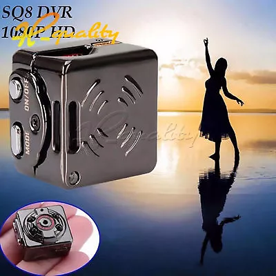 SQ8 Full HD 1080P Mini Car DV DVR Camera Spy Hidden Camcorder IR Night Vision • £10.88