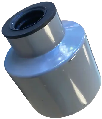 Grey 110mm Soil Pipe Adapter Reducer To 40mm Waste Pipe Pushfit Rubber • £19.99