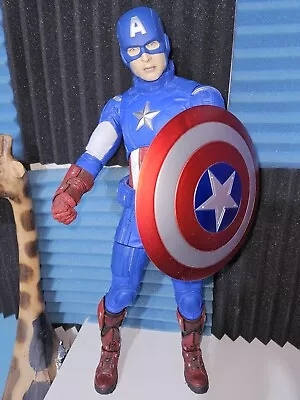 NECA Figure 18 Inch 1/4 Scale Avengers Captain America Action Figure • £70