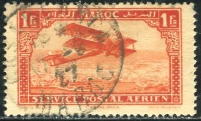 MO82  French Morocco Stamp Biplane • $0.49