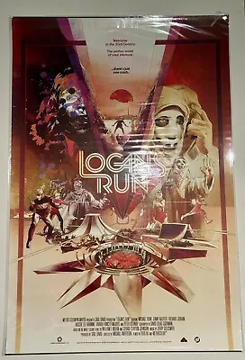 Logan’s Run Michael York Farrah Fawcett Movie Print Poster Mondo Martin Ansin • £114.85
