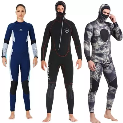 3MM/5MM Neoprene Wetsuit Men Professional Athletes Women Deep Scuba Diving Suits • $264.97