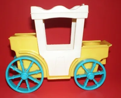 Vintage Fisher Price Little People Castle Carriage King's Royal Coach #993 • $13.99