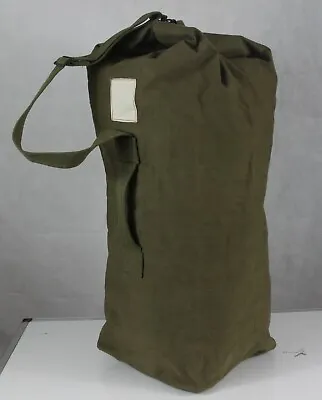 Genuine Surplus French Army Kit Bag Cotton Canvas Military Bag Rucksack  • £24.99