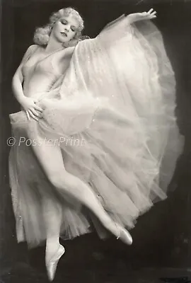 Vintage 1920s  Photo  8x10in  - Ziegfeld Follies - Flapper Girl -#51 • $10.61