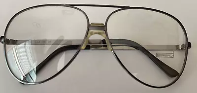 New Vintage Girard Lunettes Eyeglass Frame 567 Pewter  France 60-145 • $25