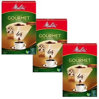 MELITTA 1x4 Gourmet Intense Coffee Maker Machine Filter Paper Cone Filters X 240 • £10.99