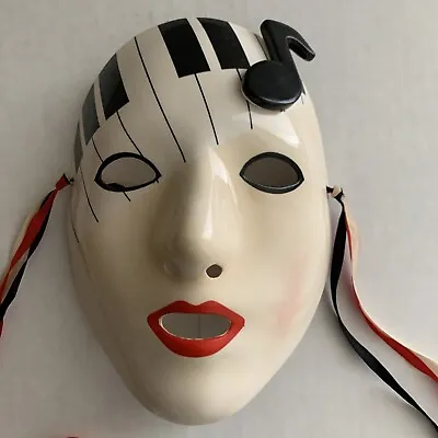 Vintage Vandor Music Note Ceramic Mask 1981  Japan • $32