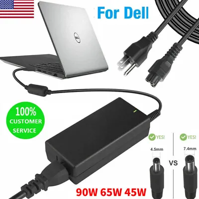 $11.99 • Buy Laptop Charger Adapter Power Cord FOR Dell Inspiron 11 13 15 17 3000 5000 7000