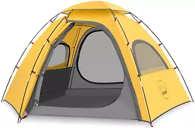 Outdoor Camping Tent 2/4 Person Waterproof Camping Tents Easy Setup Two/Four Man • $150.22