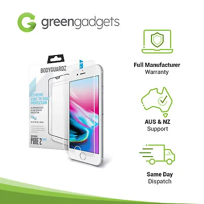 BodyGuardz ScreenGuardz Pure Tempered Glass IPhone 6s Plus/ 7Plus/ 8Plus Screen  • $19