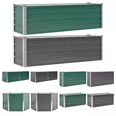 Garden Raised Bed Galvanized Steel Bed Metal Planter Box Grow Vegetable Flower • $66.59