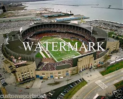 CLEVELAND MUNICIPAL STADIUM Aerial Indians Browns Glossy 8 X 10 Photo Poster • $5.99